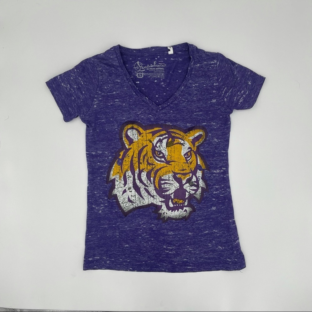 Purple LSU T-Shirt Small